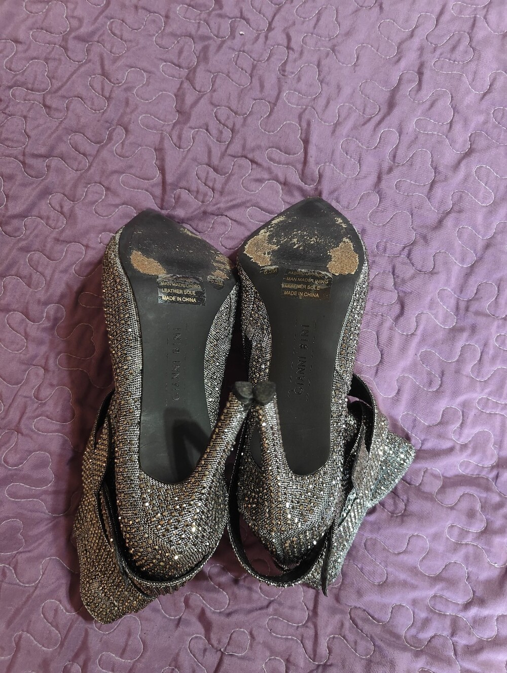 Gianni Bini Vinya Rhinestone Booties Size 8.5 - Picture 3 of 7